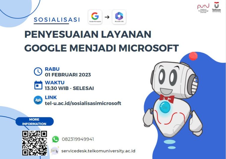 Sosialisasi Penyesuaian Layanan Google menjadi Microsoft