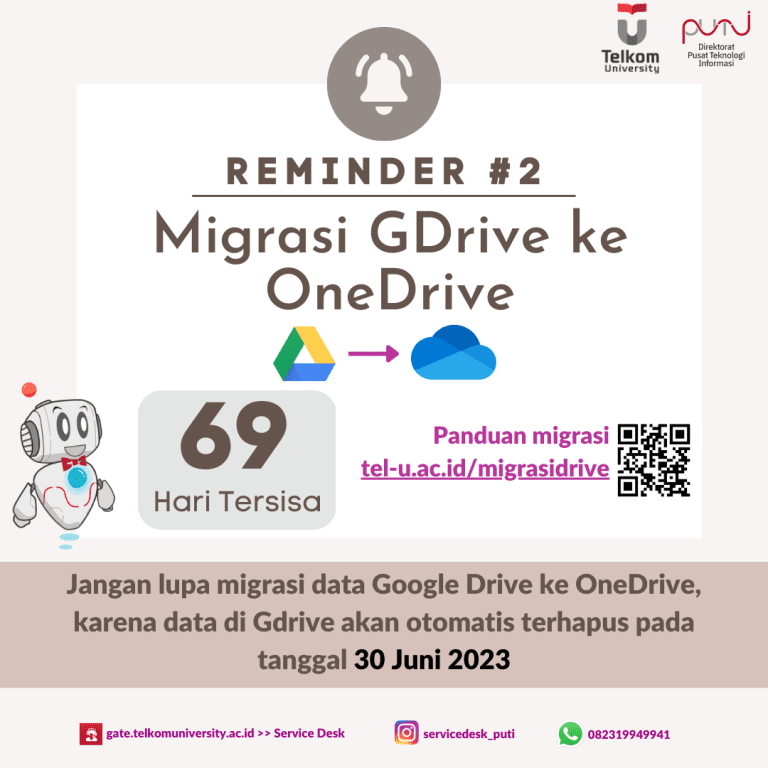 Reminder #2 Migrasi Google Drive ke Onedrive