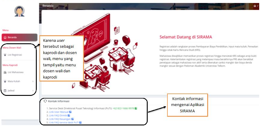 Halaman Menu Beranda