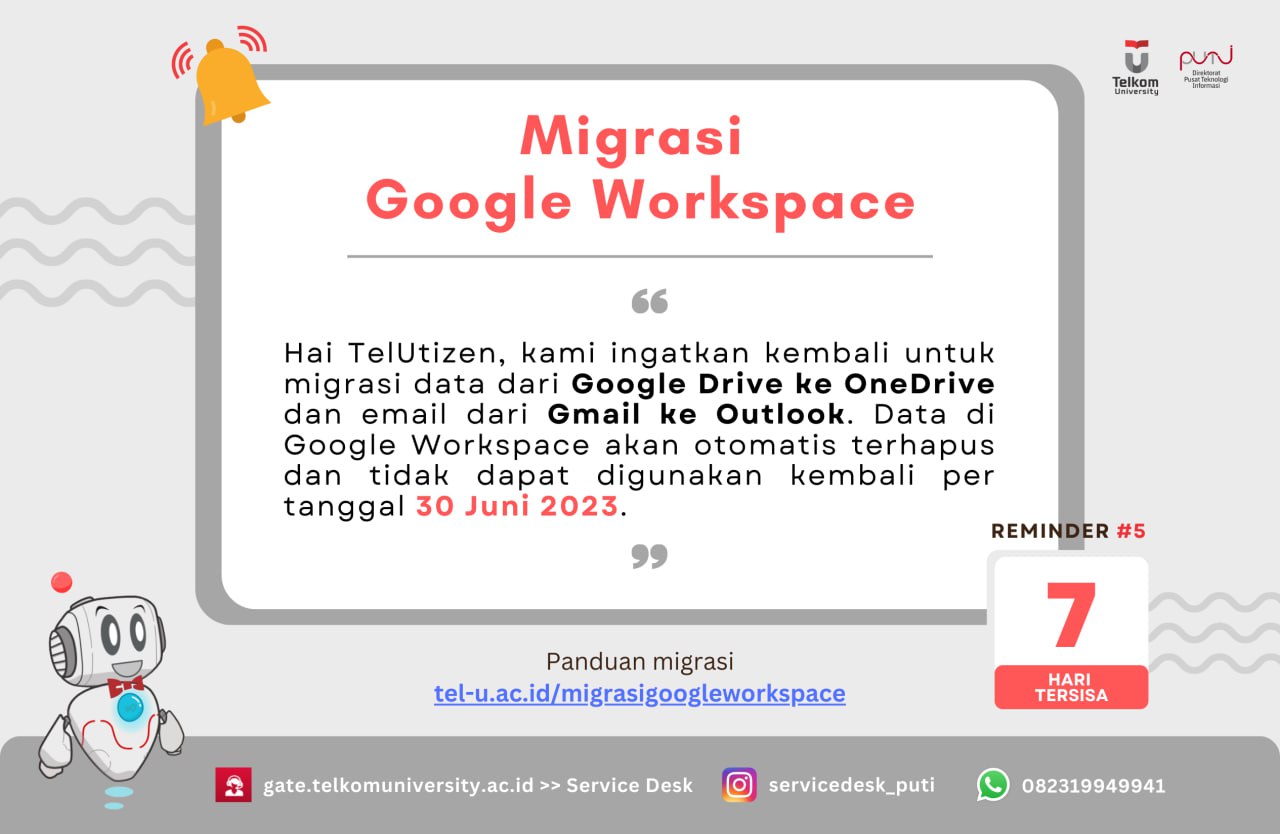 Reminder #5 Migrasi Google Workspace