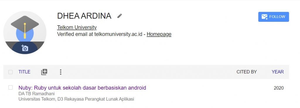 Ikon Pensil Google Scholar
