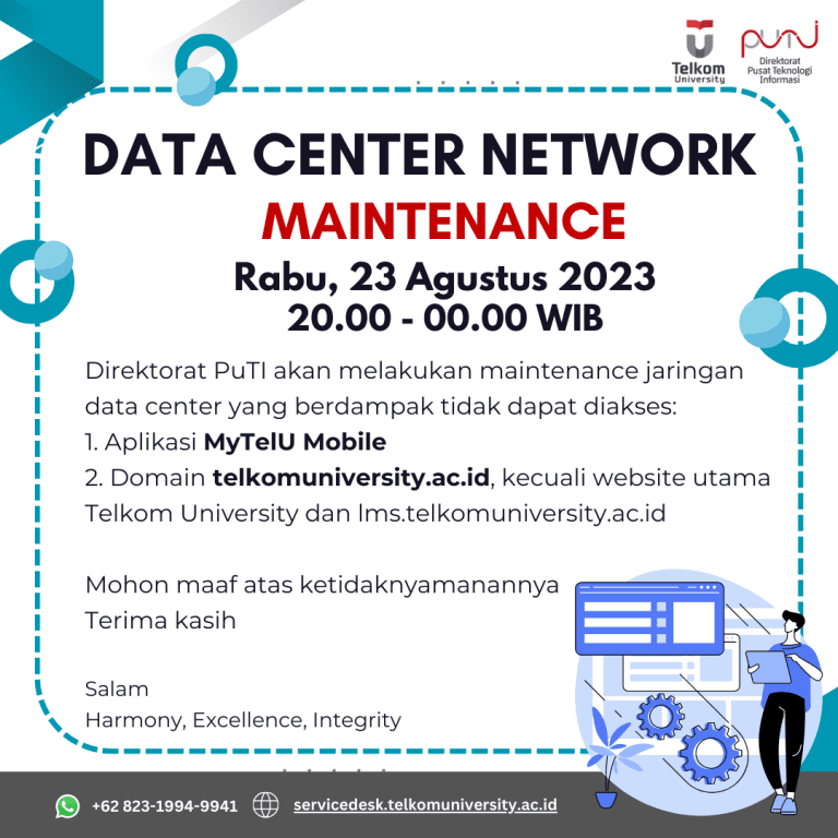 Maintenance Jaringan Data Center (Agustus 2023)