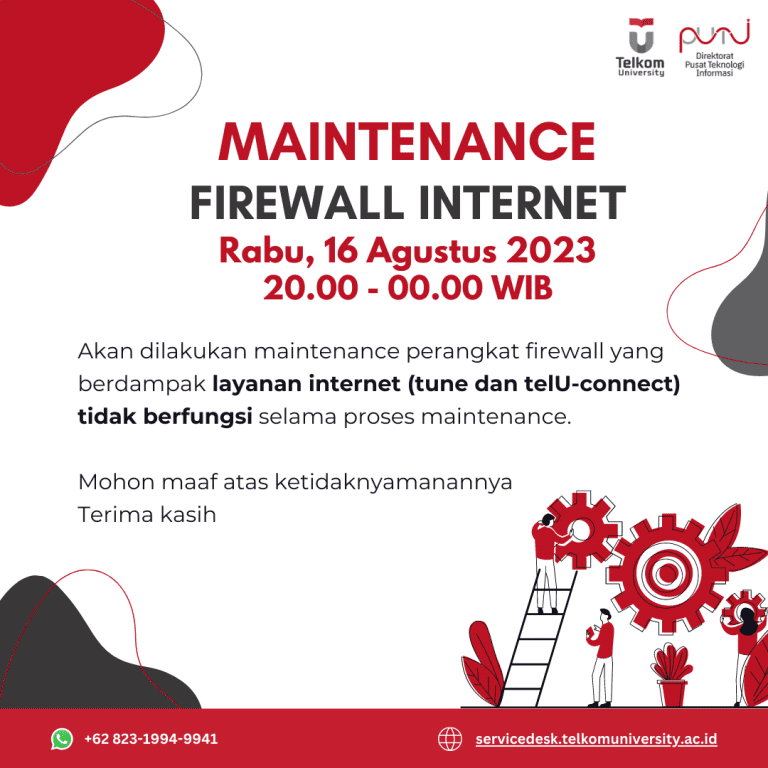 Maintenance Perangkat Firewall Agustus 2023