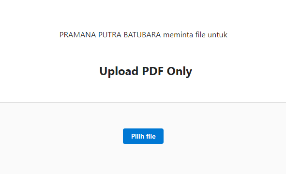 Upload file